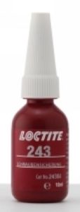 Afbeeldingen van Loctite schroefdraadborging 243, 10 ml, medium sterkte