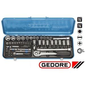 Afbeeldingen van GEDORE Dopsleutelset 1/4"-1/2" 50-delig 19 V20U-10