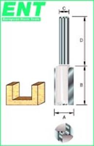 Afbeeldingen van ENT Groeffrees HW dubbelsnijdend schacht 8 mm  12x63x95