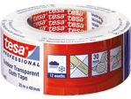 Afbeeldingen van tesa® Transparante textieltape voor buiten 4665 48mm x25m