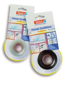 Afbeeldingen van tesa® Silicone self-fusing tape 4600 zwart 25mm x 3m