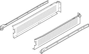 Afbeeldingen van Blum staalbox ladegeleider     450mm