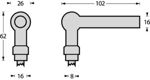 Afbeeldingen van INTERSTEEL Gatdeel L-model RVS 0632