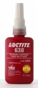 Afbeeldingen van Loctite bevestigings lijm 638, 50 ml, high strenght retainer