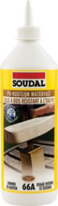 Afbeeldingen van Soudal Houtlijm PRO 40P - PU houtlijm (watervast) 250ml