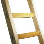 Afbeeldingen van Bouwladder hout 16 sports 4.2 mtr.