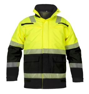 Afbeeldingen van Hydrowear parka utah zwart/geel