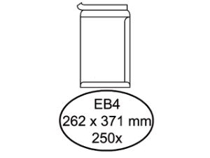 Afbeeldingen van Quantore envelop akte eb4 262x371 zelfklevend 120gram wit, q180198 