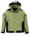 Afbeeldingen van Fhb softshell walter khaki/zw. S