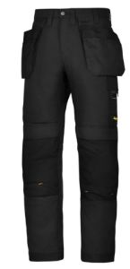 Afbeeldingen van Snickers Workwear AllroundWork, Werkbroek met holsterzakken 6201 zwart