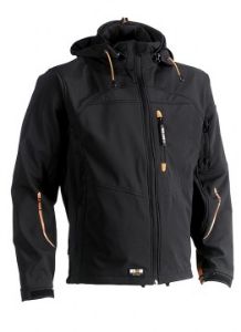 Afbeeldingen van Poseidon jack soft shell zwart    s