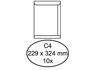 Afbeeldingen van Quantore envelop akte c4 229x324 zelfklevend 120gram wit, 158154 