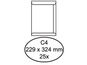 Afbeeldingen van Quantore envelop akte c4 229x324 zelfklevend 120gram wit, 158155 