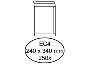 Afbeeldingen van Quantore envelop akte ec4 240x340 zelfklevend 120gram wit, q180197 