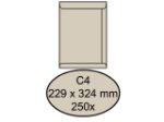 Afbeeldingen van Quantore envelop akte c4 229x324 gom 120gram cremekraft, q180720 