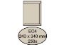 Afbeeldingen van Quantore envelop akte ec4 240x340 gom 120gram cremekraft, q180730 