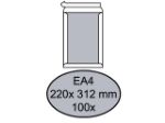 Afbeeldingen van Quantore envelop bordrug ea4 zelfklevend 120gram wit 220x312, q181010 