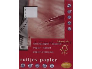 Afbeeldingen van Multo interieurpapier 17rings a5 ruit 10mm 80gram 50vel, 7310960 