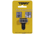 Afbeeldingen van Terry clip voor 2pennen/potlood zilver, te-90-02-4 