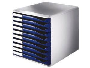 Afbeeldingen van Leitz ladenbox 10laden blauw , 52810035 