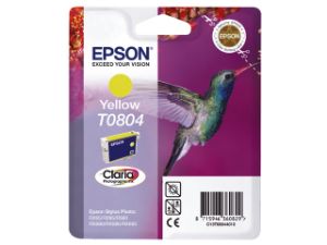 Afbeeldingen van Epson inktcartridge geel , t08044011 