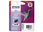 Afbeeldingen van Epson inktcartridge lichtblauw , t08054011 