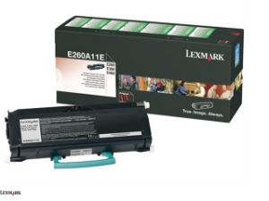 Afbeeldingen van Lexmark tonercartridge prebate 3.5k zwart, e260a11e 