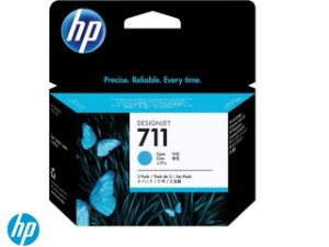 Afbeeldingen van Hp inktcartridge cz134a 711xl blauw