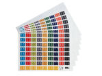 Afbeeldingen van Jalema code - tabs, 0 - 9, secolor, 3410500, zelfklevend