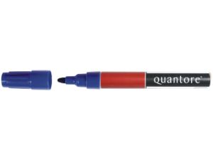 Afbeeldingen van Quantore viltstift whiteboard, 2 - 3 mm, by238200blue, rond, blauw