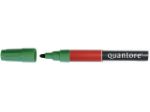 Afbeeldingen van Quantore viltstift permanent, 2 - 3 mm, py238200green, rond, groen