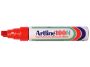 Afbeeldingen van Artline viltstift 100, 4 - 12 mm, 629202, schuin, rood