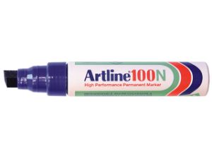 Afbeeldingen van Artline viltstift 100, 4 - 12 mm, 629201, schuin, blauw