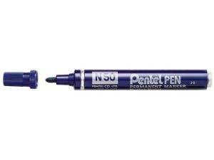 Afbeeldingen van Pentel viltstift n50, 1.5 - 3 mm, 235, rond, blauw