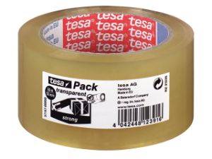 Afbeeldingen van Tesa verpakkingstape, 50 mm, 66 meter, 57167-00000-05, pp, low transparant