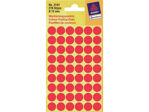 Afbeeldingen van Zweckform etiket, 12 mm, verpakking 270 stuks, 3141, rood