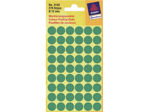 Afbeeldingen van Zweckform etiket, 12 mm, verpakking 270 stuks, 3143, groen