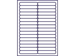 Afbeeldingen van Zweckform etiket, 96 x 16.9 mm, verpakking 800 stuks, l6031rev-25, wit