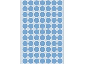 Afbeeldingen van Herma etiket rond, 13 mm, verpakking 2464 stuks, 2233, blauw