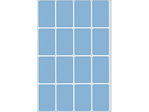 Afbeeldingen van Herma etiket, 25 x 40 mm, verpakking 512 stuks, 2453, blauw