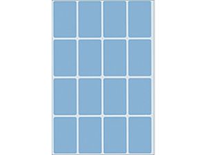 Afbeeldingen van Herma etiket, 25 x 40 mm, verpakking 512 stuks, 2453, blauw