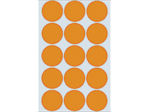 Afbeeldingen van Herma etiket rond, 32 mm, verpakking 360 stuks, 2274, fluor oranje