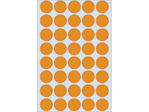 Afbeeldingen van Herma etiket rond, 19 mm, verpakking 960 stuks, 2254, fluor oranje