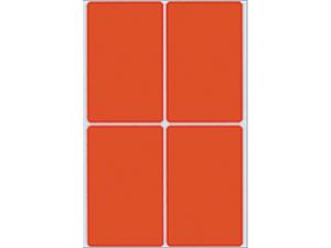 Afbeeldingen van Herma etiket, 52 x 82 mm, verpakking 128 stuks, 2492, rood