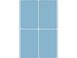 Afbeeldingen van Herma etiket, 52 x 82 mm, verpakking 128 stuks, 2493, blauw