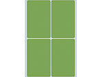 Afbeeldingen van Herma etiket, 52 x 82 mm, verpakking 128 stuks, 2495, groen