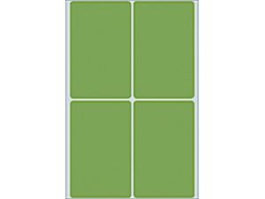 Afbeeldingen van Herma etiket, 52 x 82 mm, verpakking 128 stuks, 2495, groen