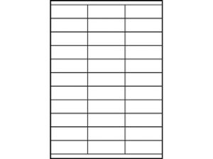 Afbeeldingen van Zweckform etiket, 70 x 25.4 mm, verpakking 3300 stuks, 3421