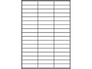 Afbeeldingen van Zweckform etiket, 70 x 16.9 mm, verpakking 5100 stuks, 3420