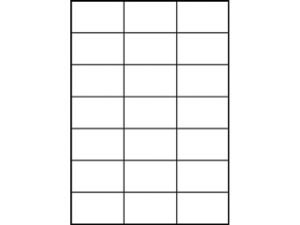 Afbeeldingen van Zweckform etiket, 70 x 42.3 mm, verpakking 2100 stuks, 3652